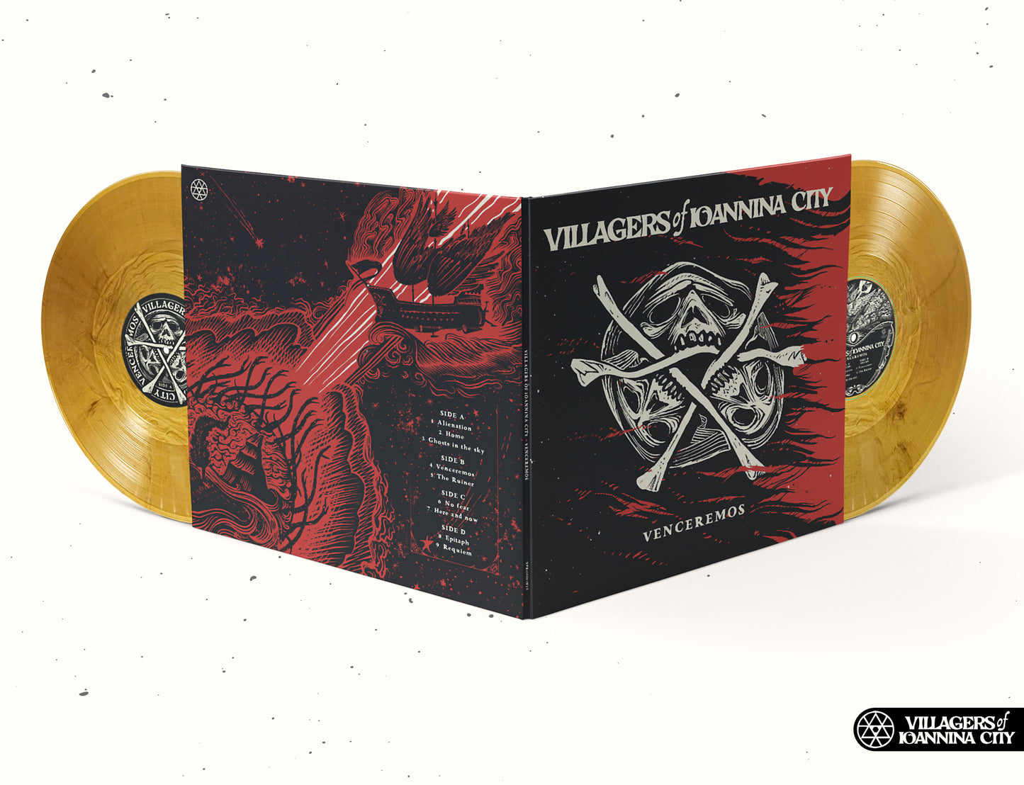 Venceremos - 2x12” LP Gatefold (Marbled Cristallo Gold/Black) -PRE ORDER-