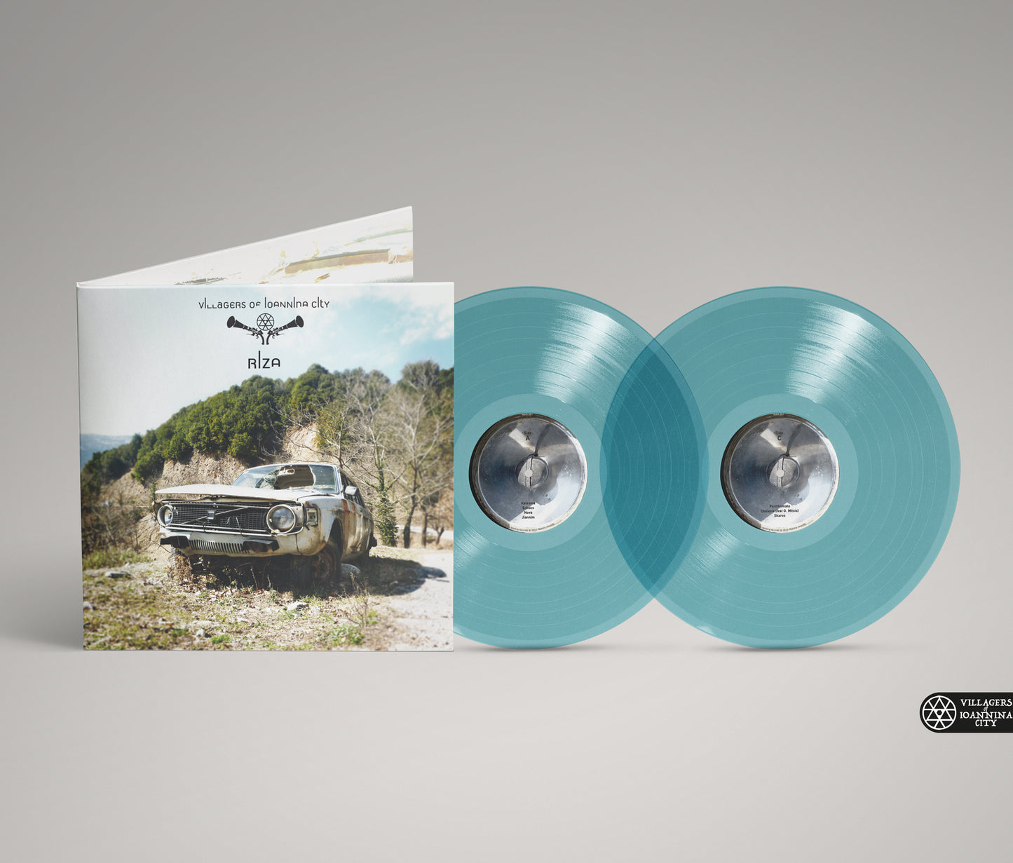 “RIZA" - 2x12” LP Gatefold (Transparent Turquoise)