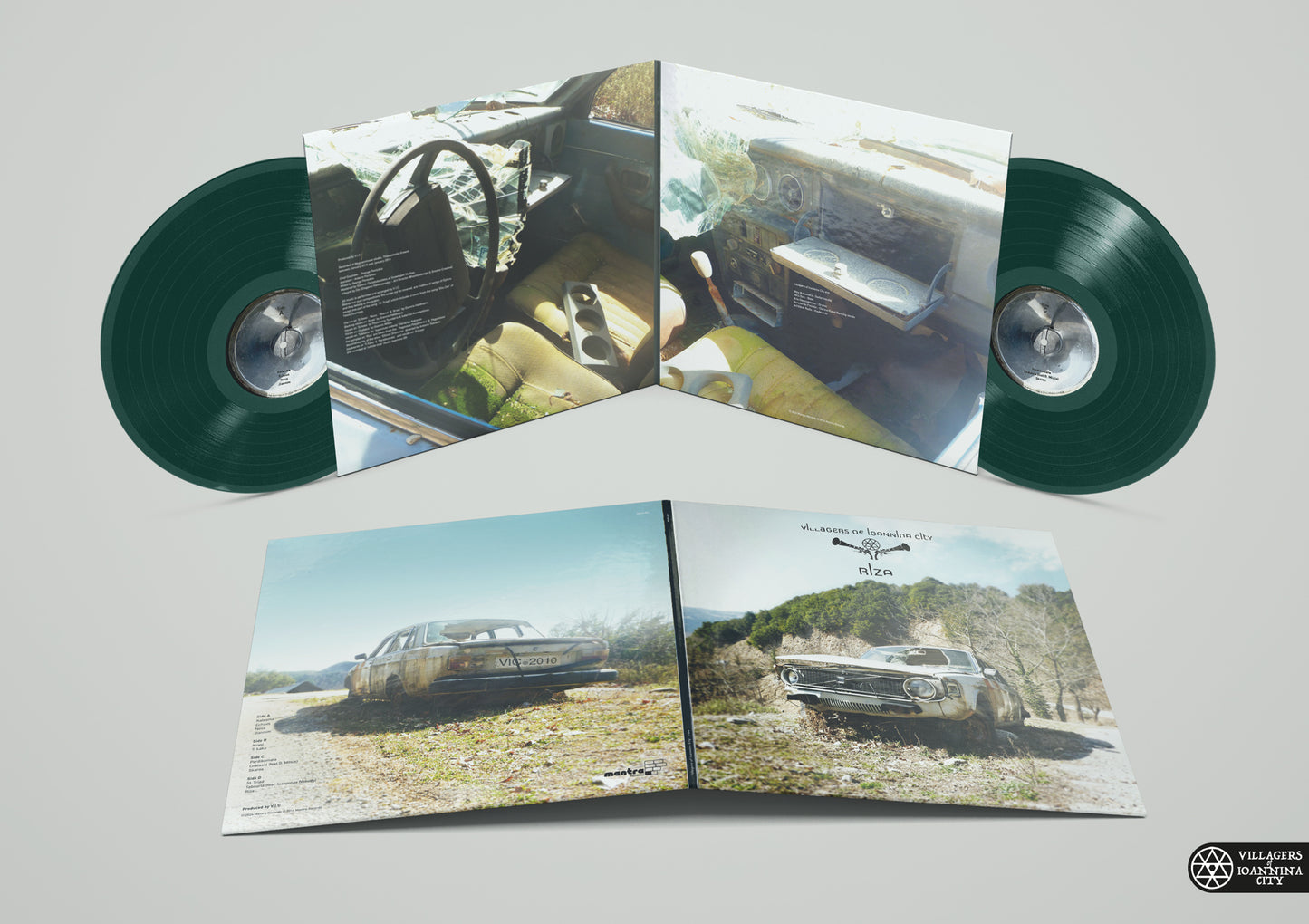 “RIZA” - 2x12” LP Gatefold (Solid Green)