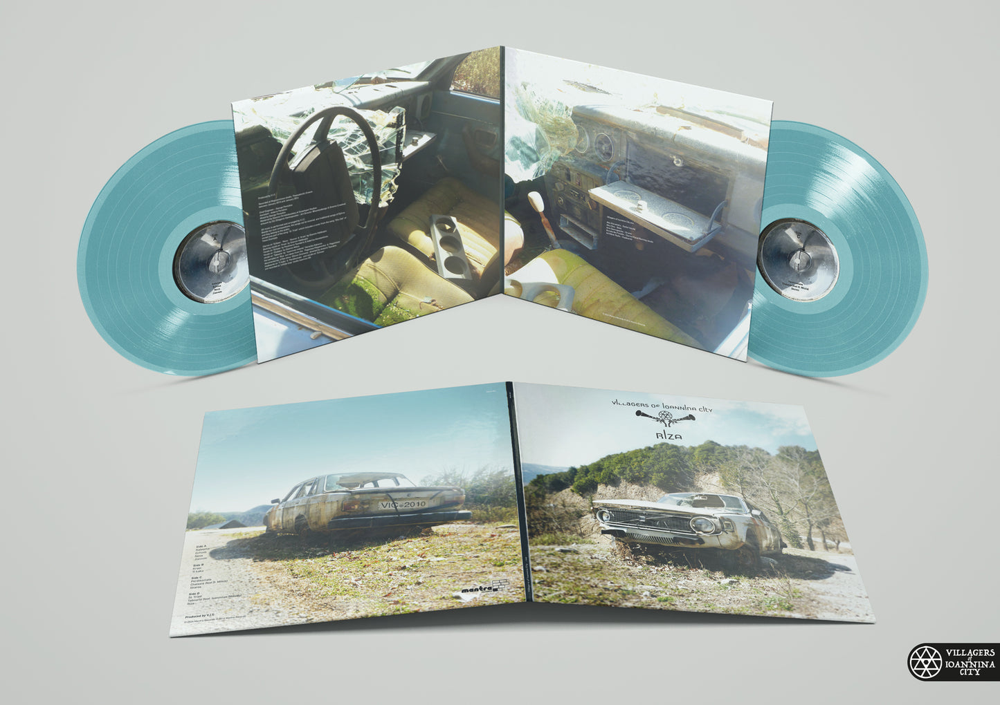 “RIZA" - 2x12” LP Gatefold (Transparent Turquoise)