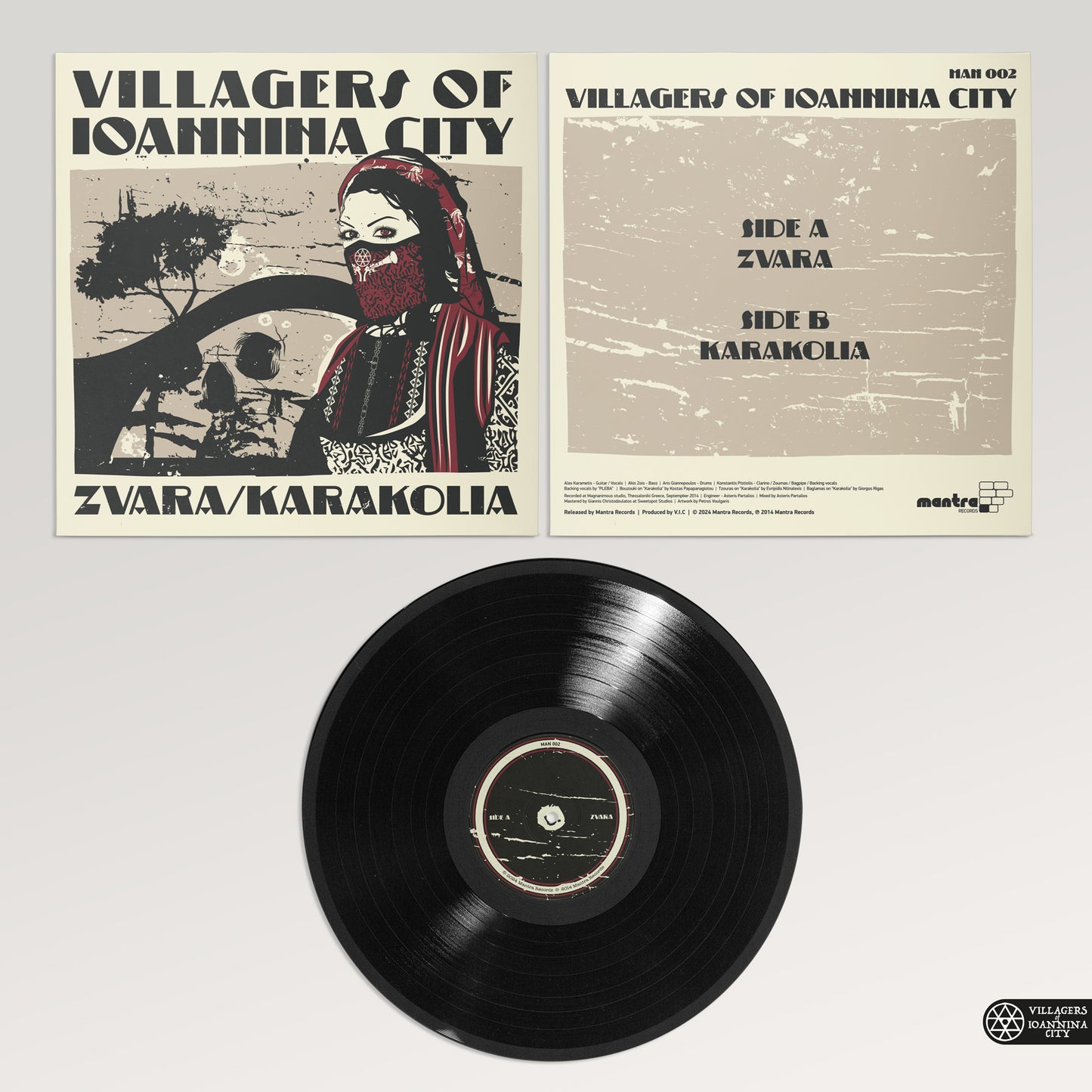 "Zvara/Karakolia” 1x10” EP (Black)