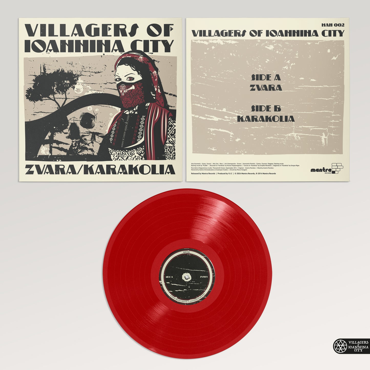 “Zvara/Karakolia” 1x10” EP (Transparent Red)