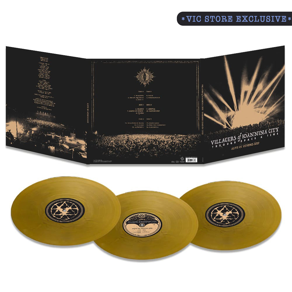Through Space & Time (Alive in Athens 2020) - 3LP Gatefold (Gold)