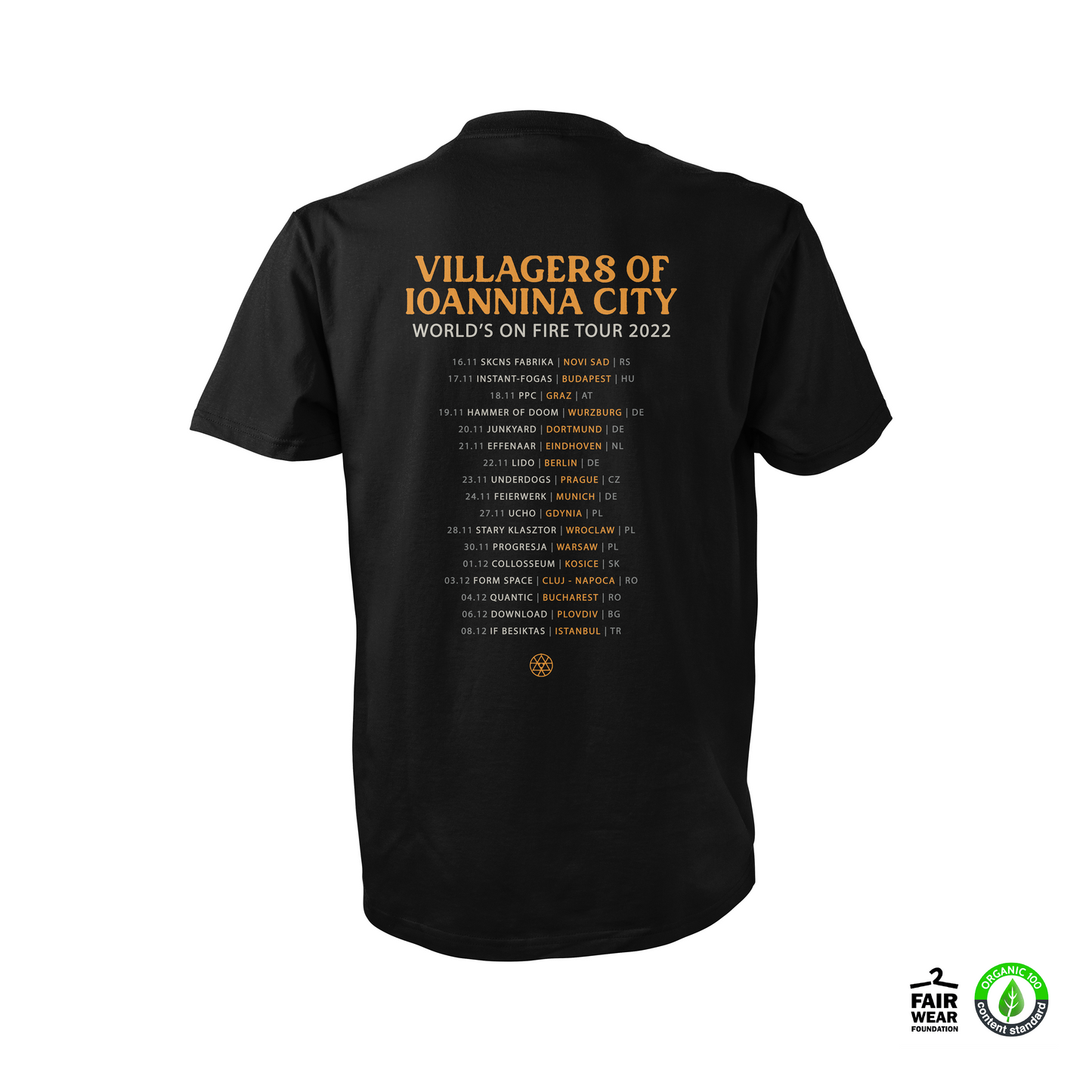 World's on Fire Tour 2022 T-Shirt