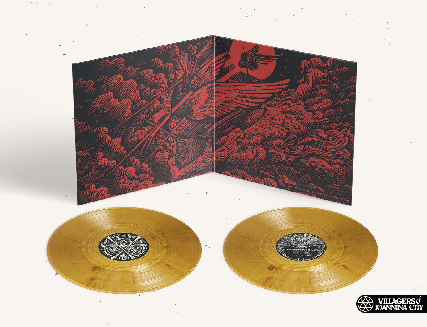 Venceremos - 2x12” LP Gatefold (Marbled Cristallo Gold/Black) -PRE ORDER-