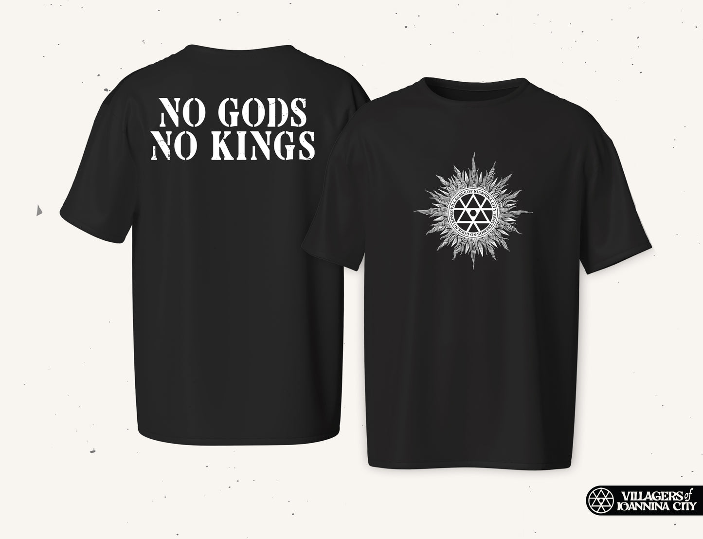 NO GODS/NO KINGS - T-shirt -PRE ORDER-